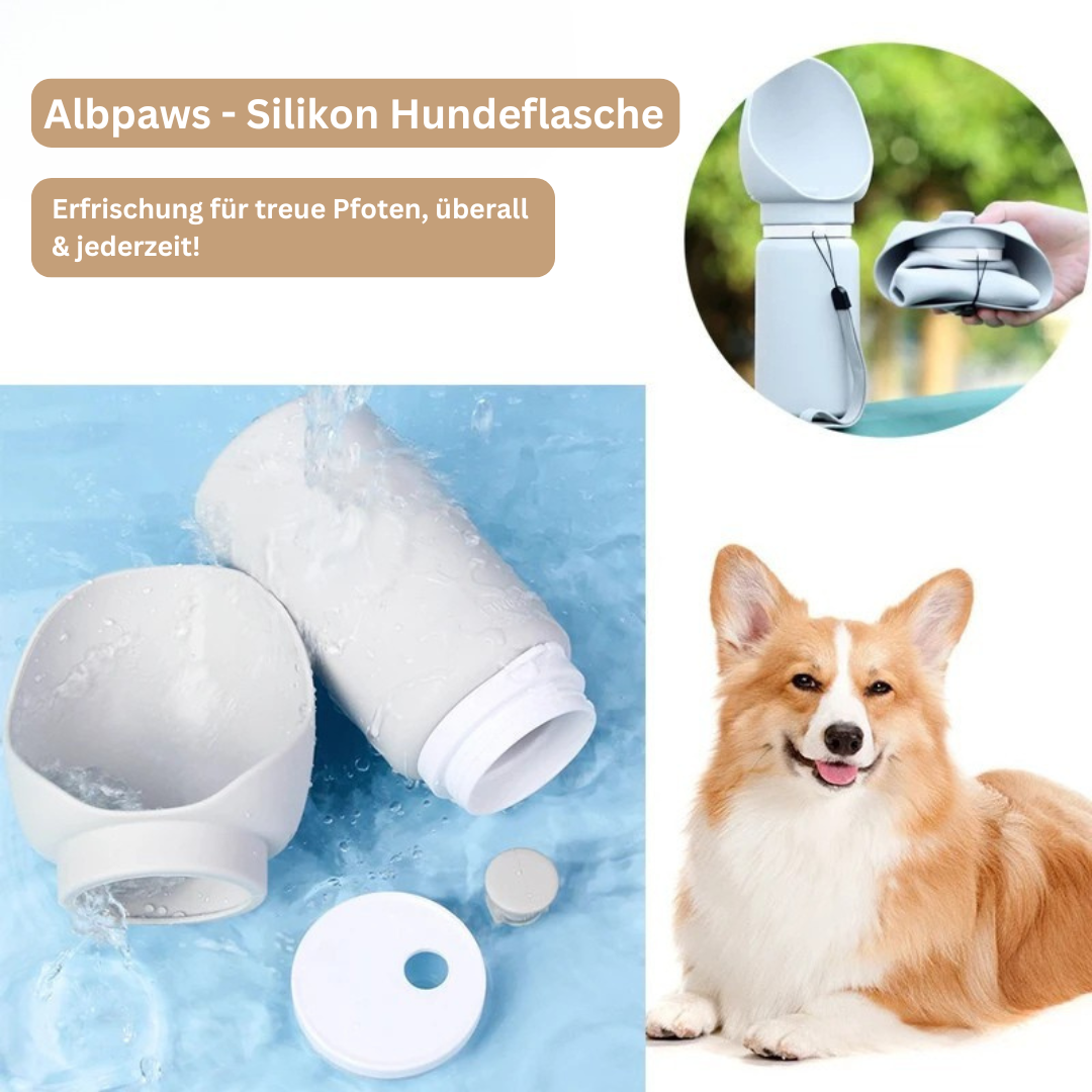 Albpaws™ - Silikon Hundeflasche