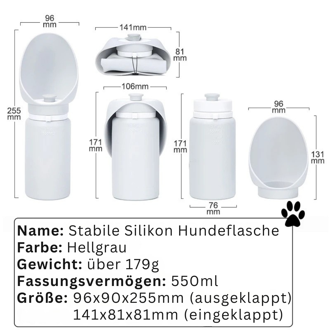 Albpaws™ - Silikon Hundeflasche