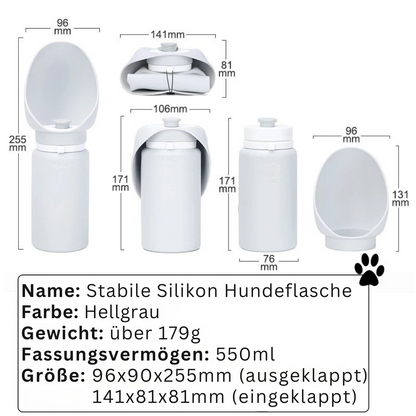 Albpaws™ - Silikon Hundeflasche